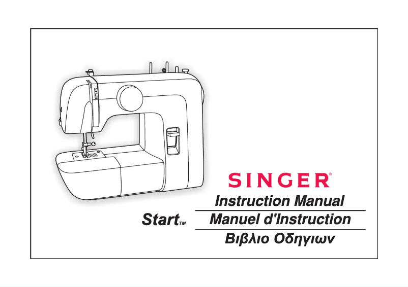 Page n°1 - Manuel utilisateur Singer Start 1306