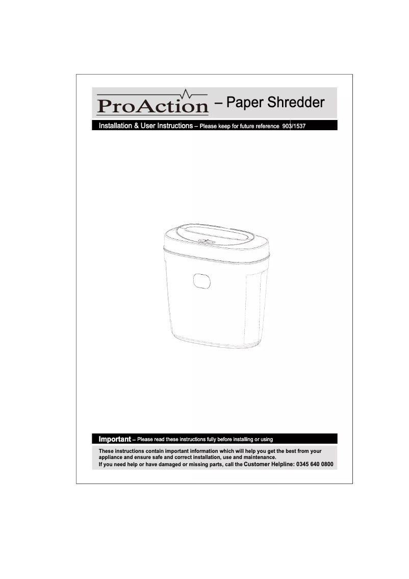 Image de la première page du manuel de l'appareil VS838C