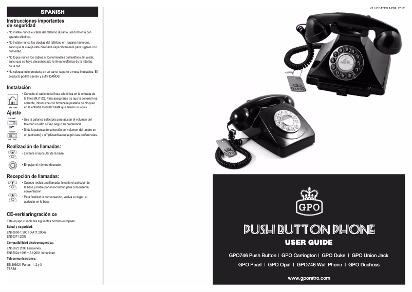 First page image of the manual for Duke