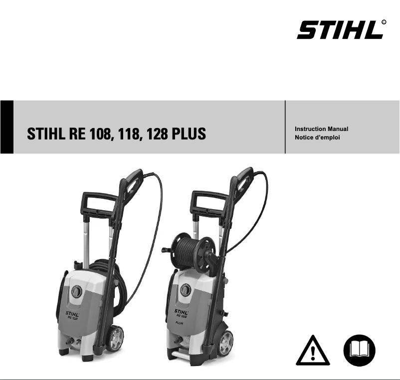 Page 1 de la notice Manuel utilisateur Stihl RE 108
