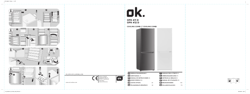 Page 1 de la notice Manuel utilisateur OK OFK 411 D