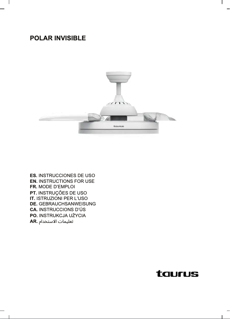 Image de la première page du manuel de l'appareil Polar Invisible