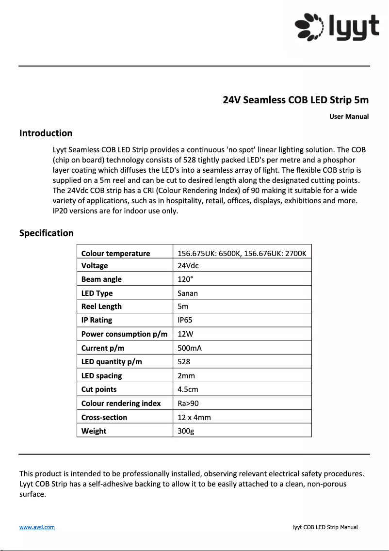 Page 1 de la notice Manuel utilisateur LYYT CLIP10-B