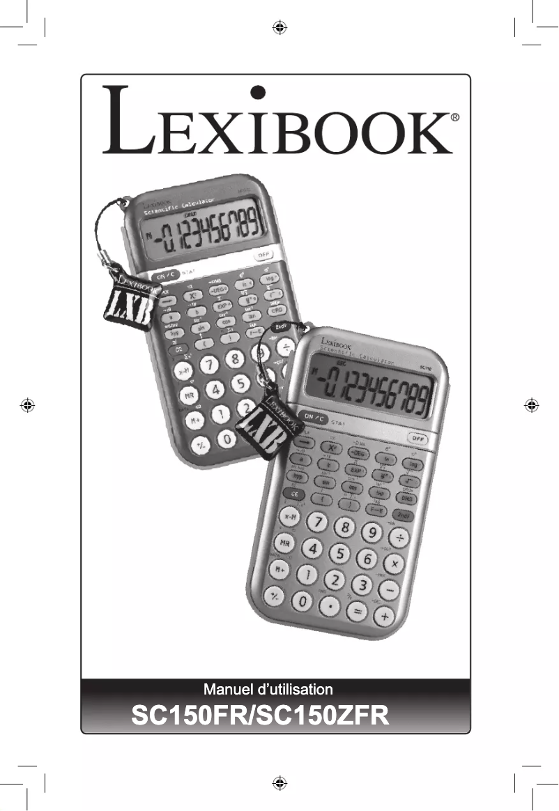 Page 1 de la notice Manuel utilisateur Lexibook SC150