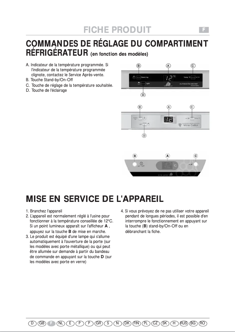 Image de la première page du manuel de l'appareil WW1640 X
