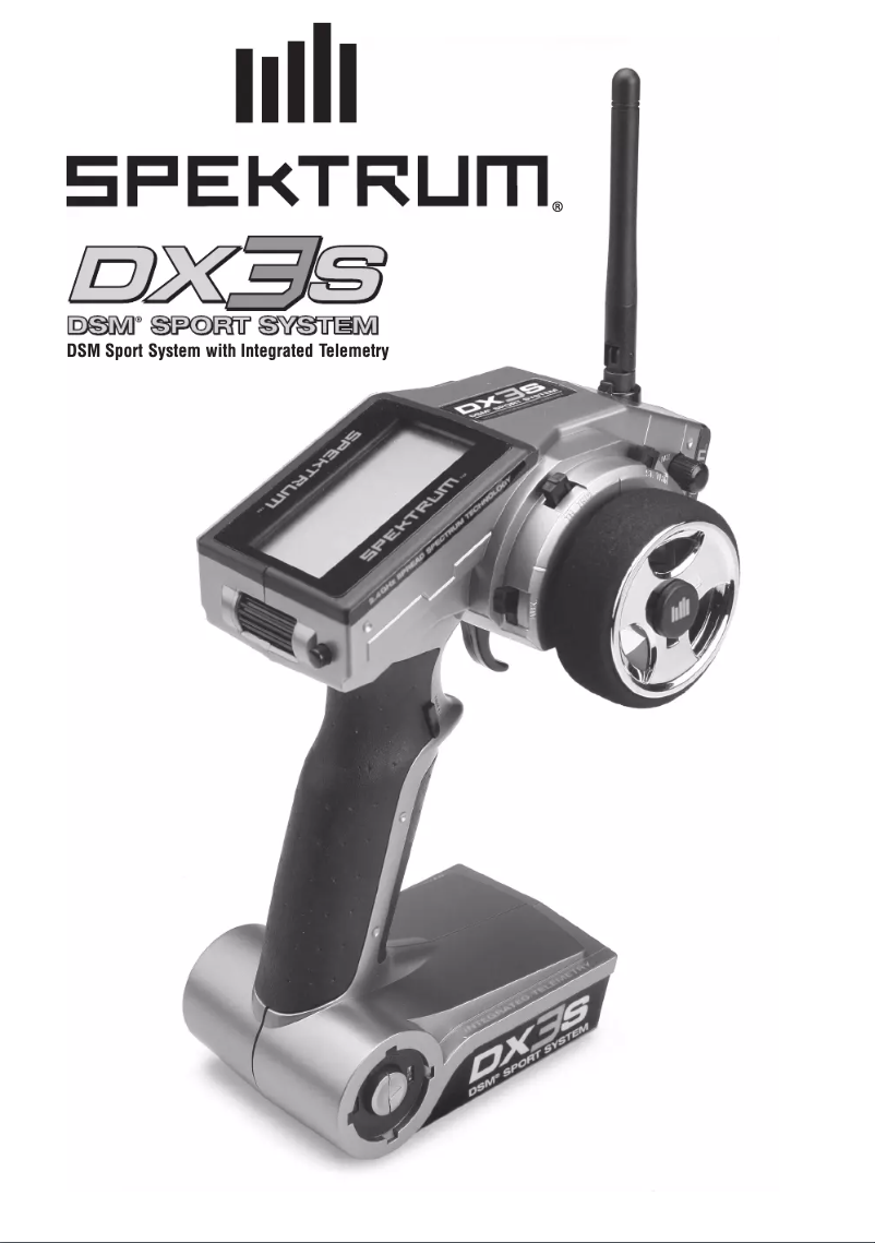 Page 1 de la notice Manuel utilisateur Spektrum DX3S