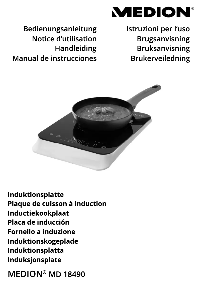 Page 1 de la notice Manuel utilisateur Medion MD 18490