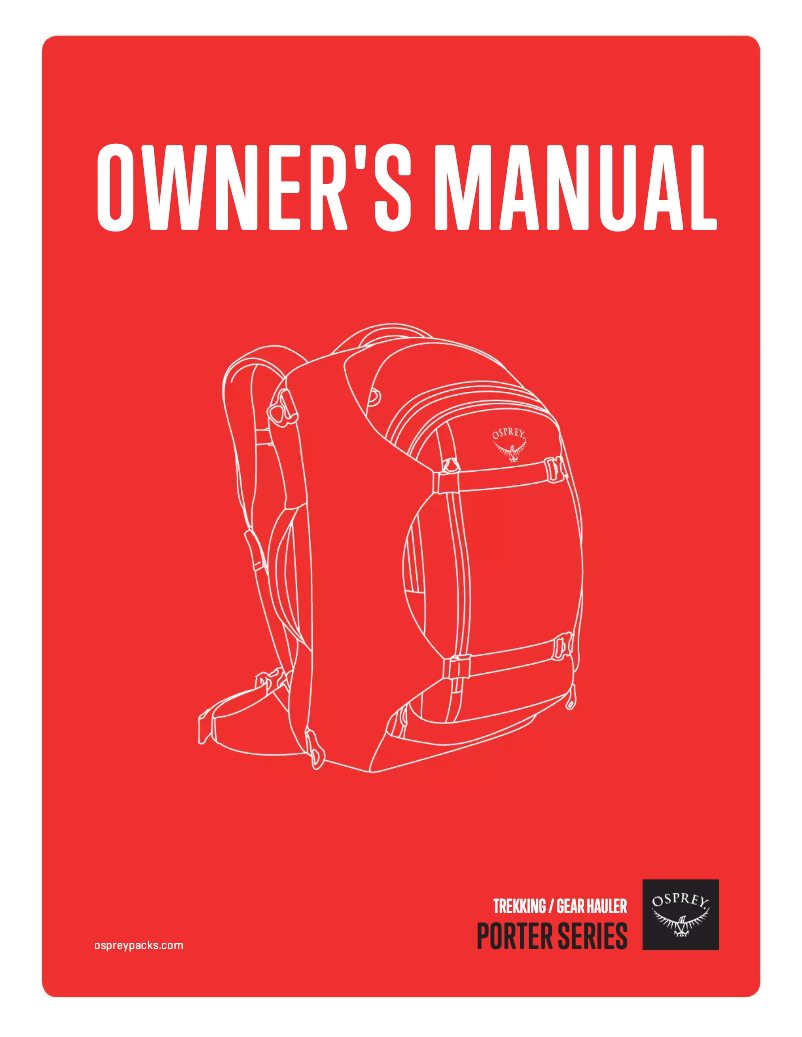 Image de la première page du manuel de l'appareil Porter 30