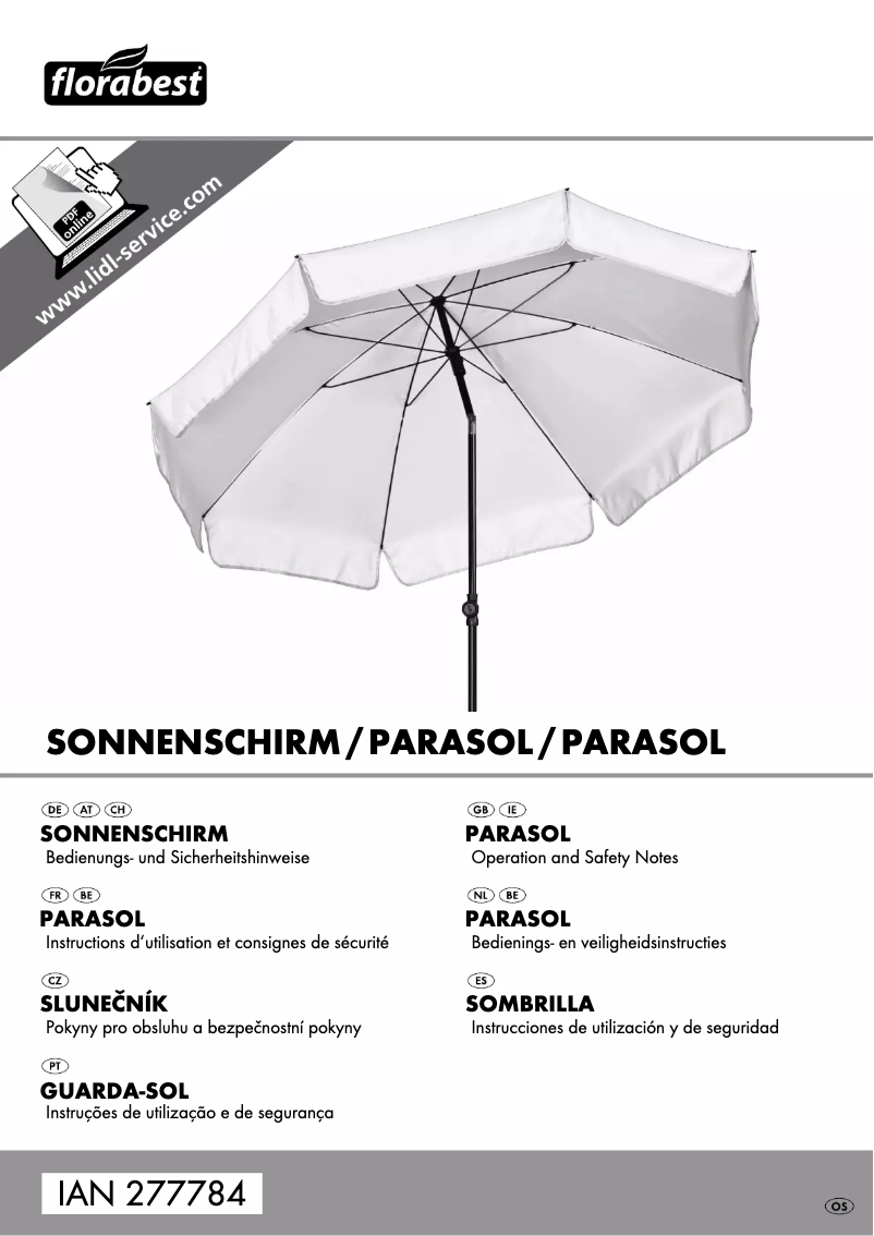 Página 1 del manual Manual de usuario Florabest IAN 277784