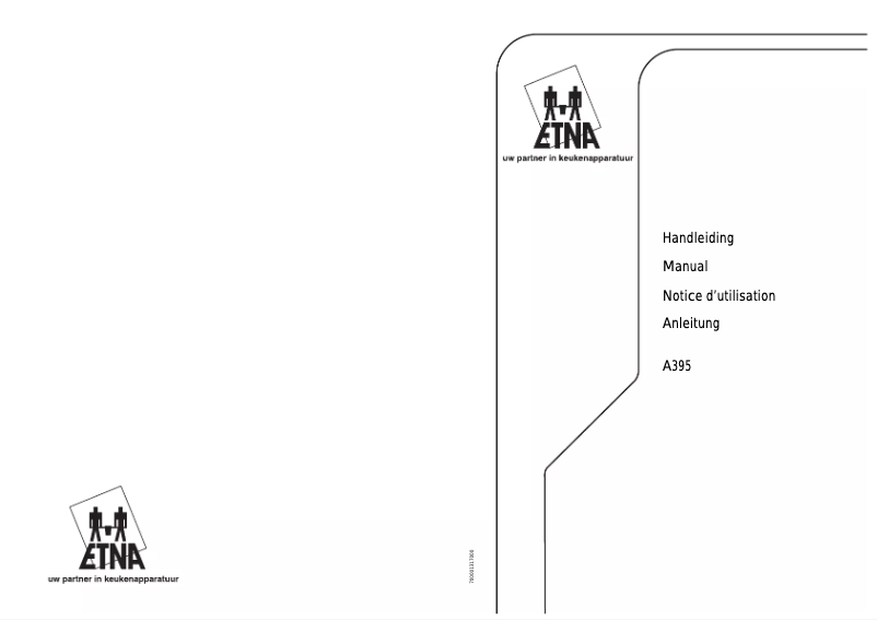 Page 1 de la notice Manuel utilisateur Etna A395ZT
