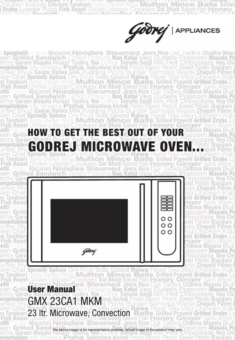 Page n°1 - Manuel utilisateur Godrej GMX 23CA1 MKM