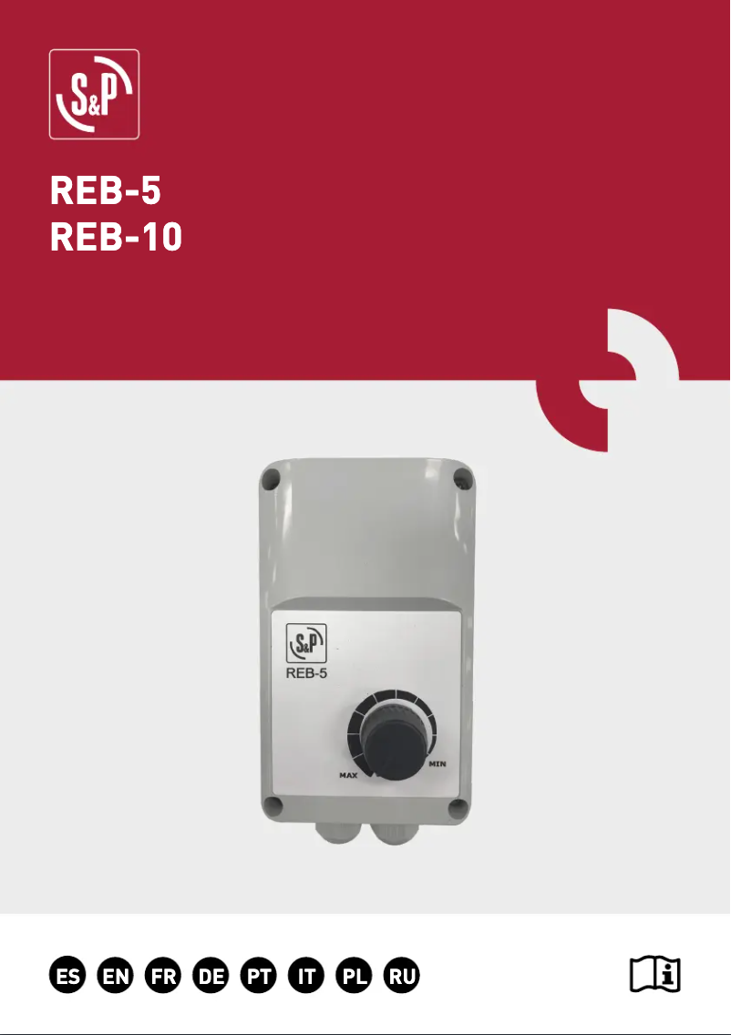 Page 1 de la notice Manuel utilisateur Soler & Palau REB-5