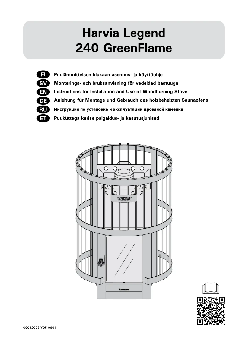 Page 1 de la notice Manuel utilisateur Harvia Legend 10 WK200LD