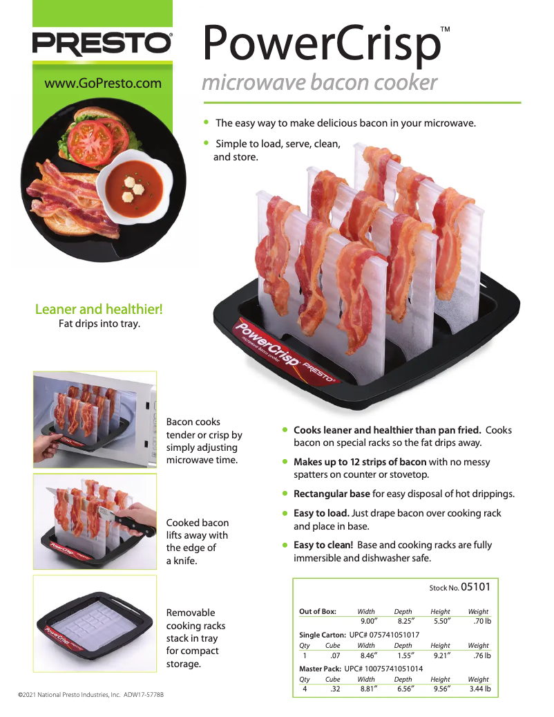 Image de la première page du manuel de l'appareil PowerCrisp 05101