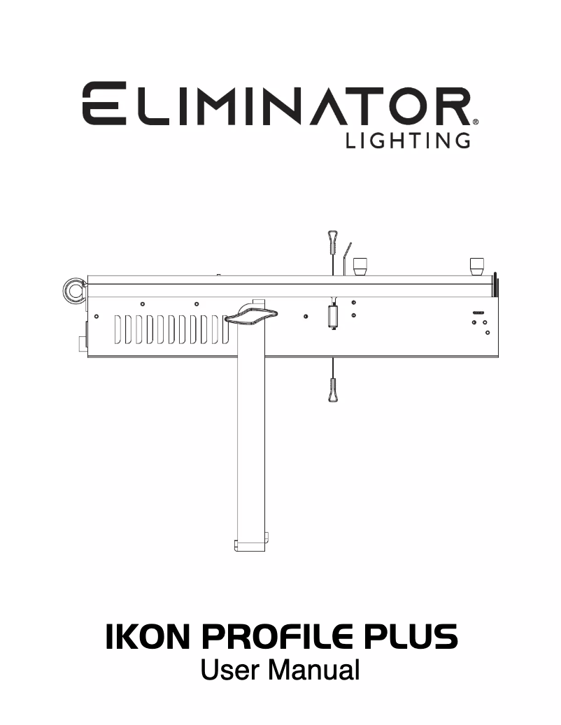 Page n°1 - Manuel utilisateur Eliminator Lighting Ikon Profile Plus