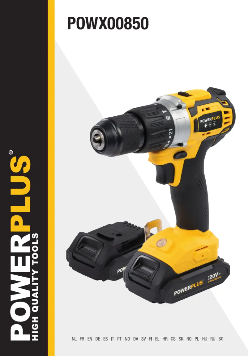 Image de la première page du manuel de l'appareil POWX00850