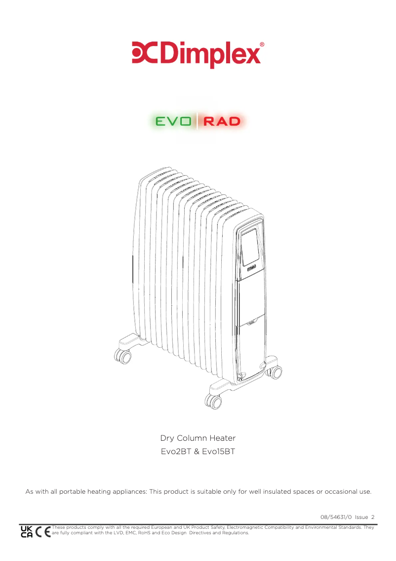 Image de la première page du manuel de l'appareil EVO2BTA