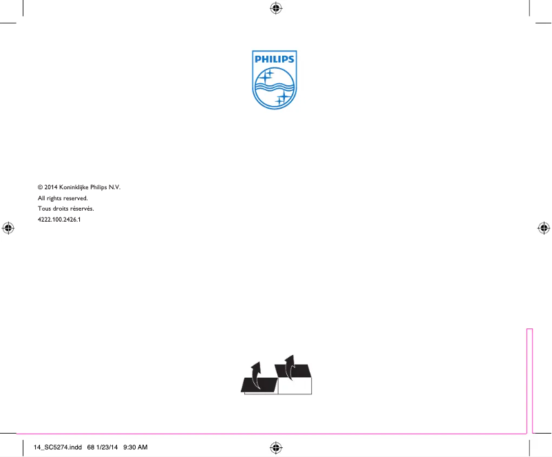 Imagen de la primera página del manual del dispositivo PureRadiance SC5274