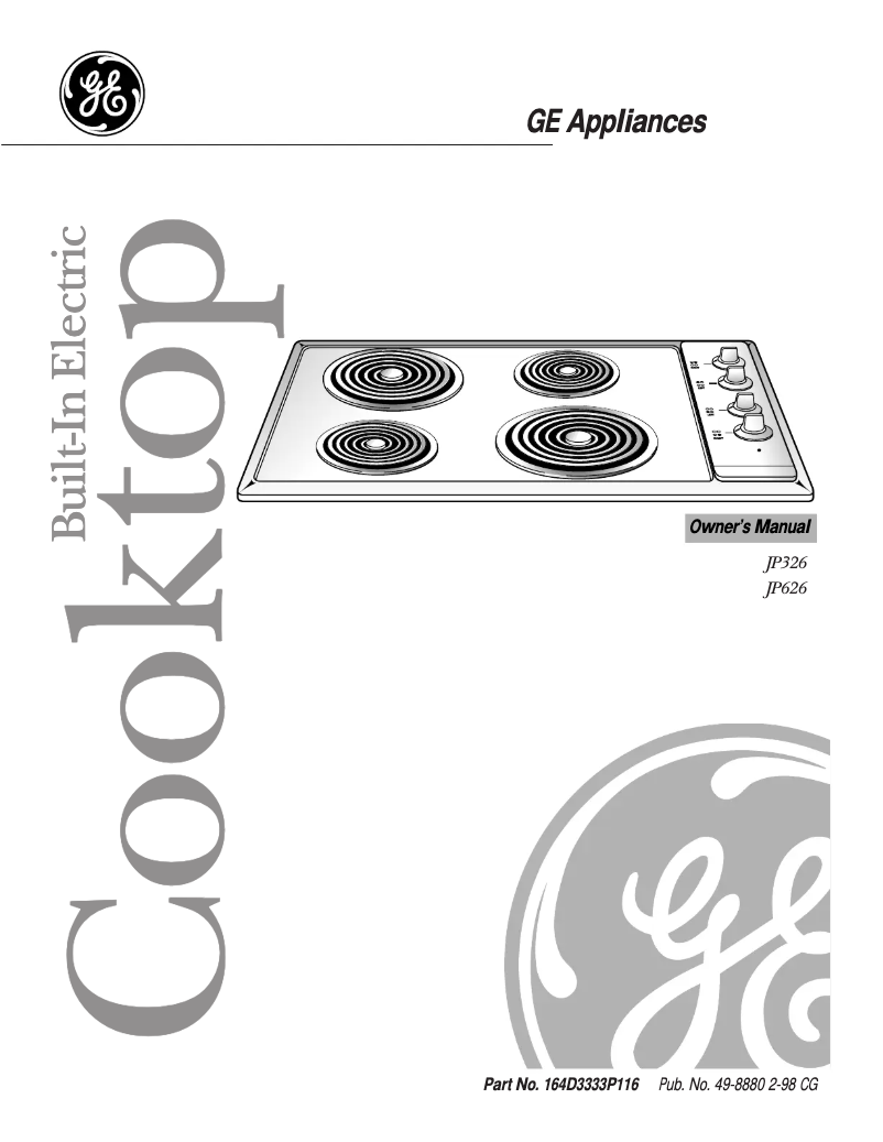 Image de la première page du manuel de l'appareil JP326WVWW