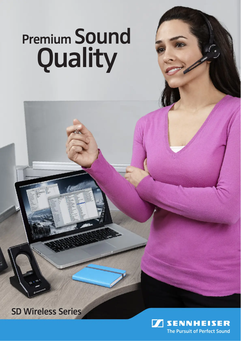 Page 1 de la notice Brochure Sennheiser SD Pro 2