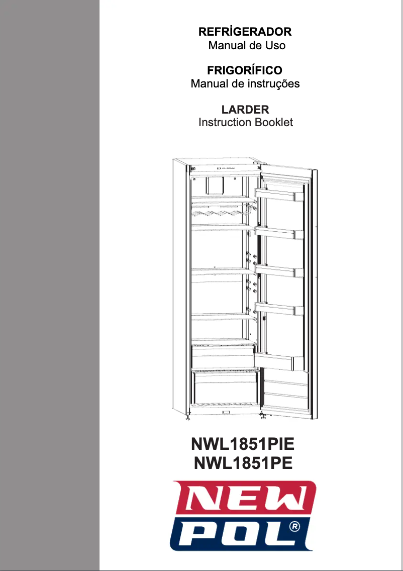 Page 1 of the manual User Manual New Pol NWL1851PIE