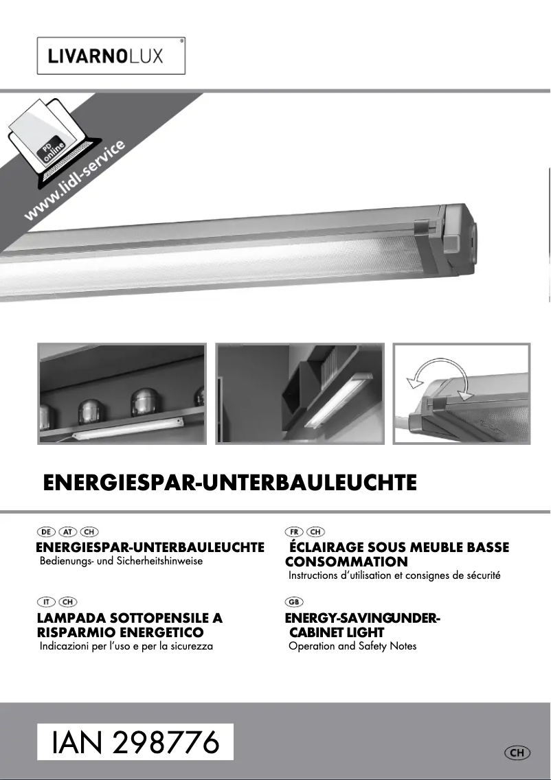 Page n°1 - Manuel utilisateur Livarno Lux Z30802