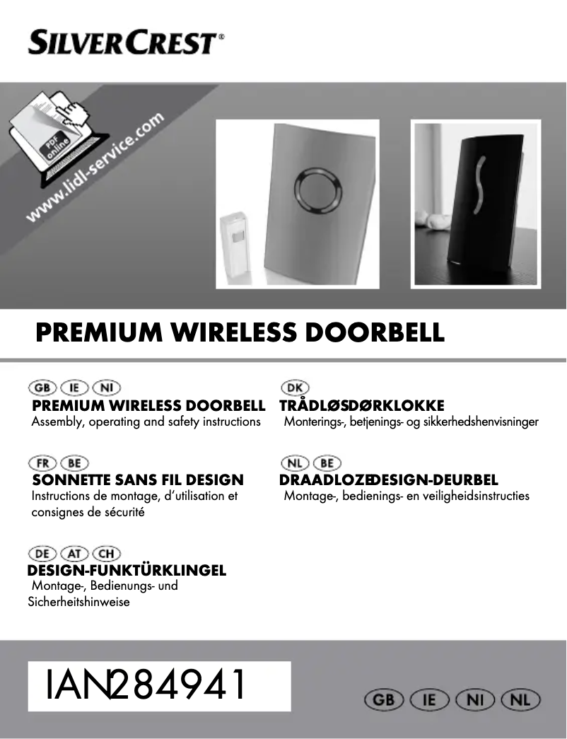 Page 1 de la notice Manuel utilisateur SilverCrest HG00783A