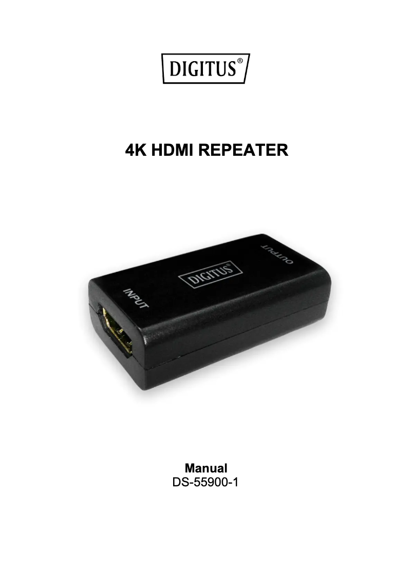 Image de la première page du manuel de l'appareil DS-55900