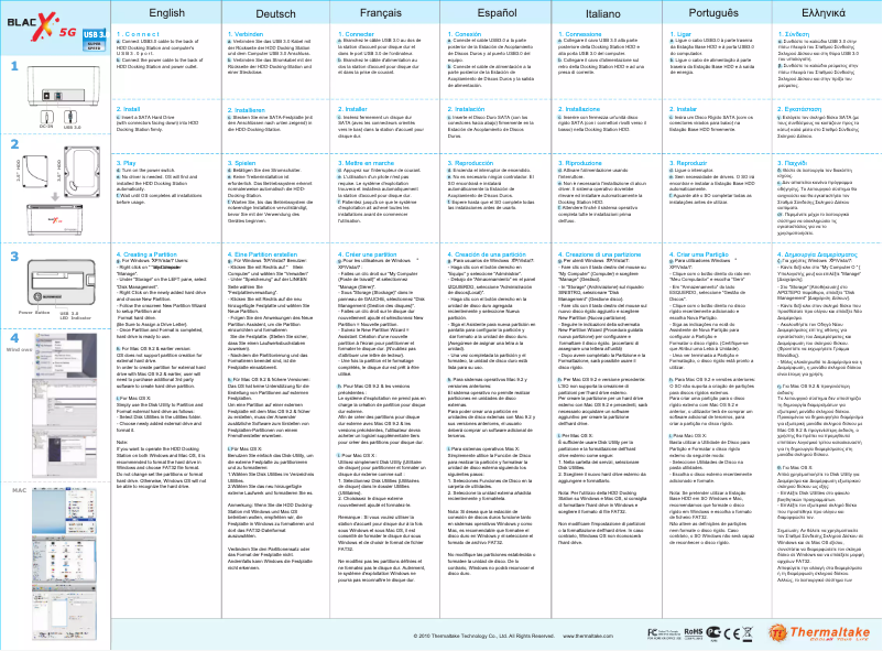 Image de la première page du manuel de l'appareil BlacX 5G