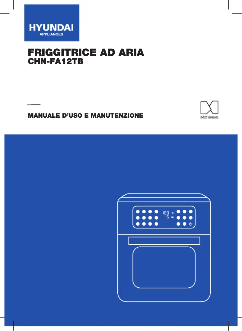 Page 1 de la notice Manuel utilisateur Hyundai CHN-FA12TB