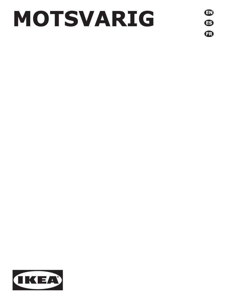 Image de la première page du manuel de l'appareil MOTSVARIG 704.620.40