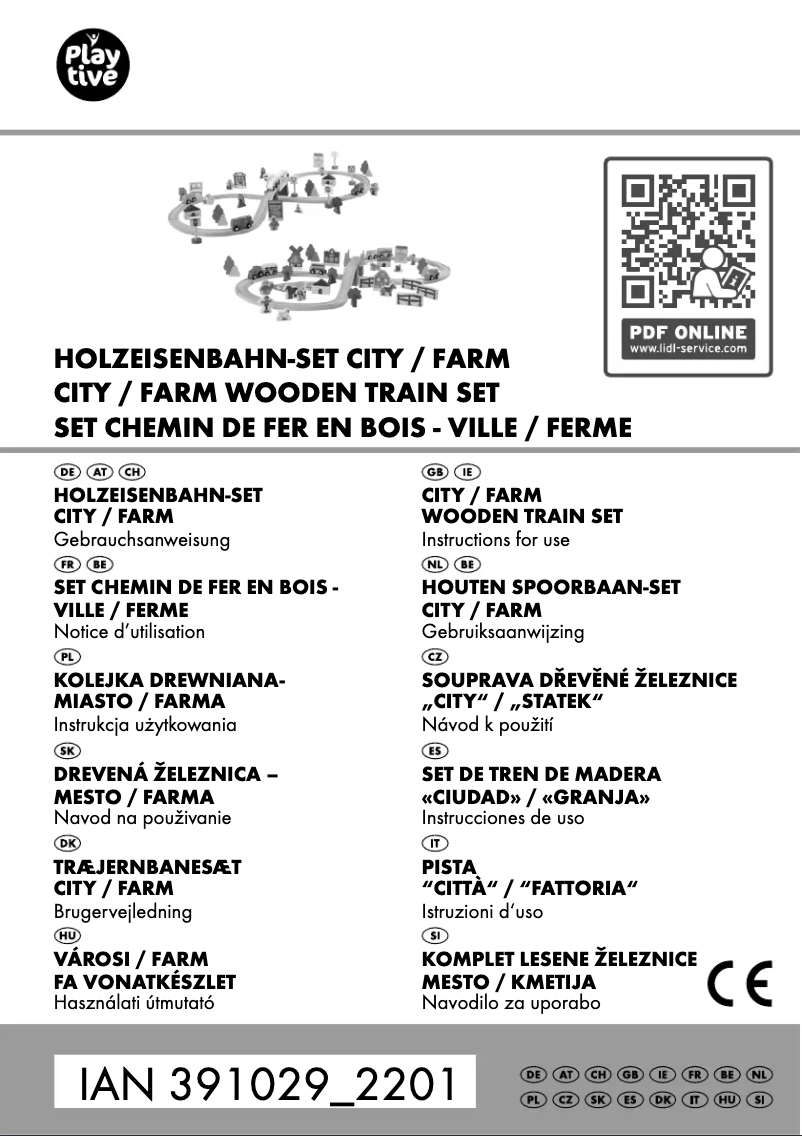 Page 1 de la notice Manuel utilisateur Playtive IAN 391029