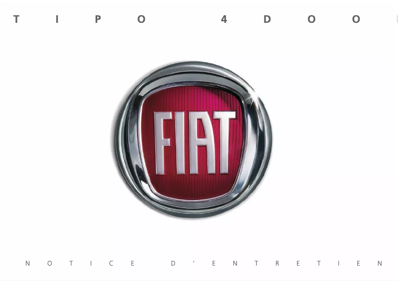 Página 1 del manual Manual de usuario Fiat Tipo (2017)