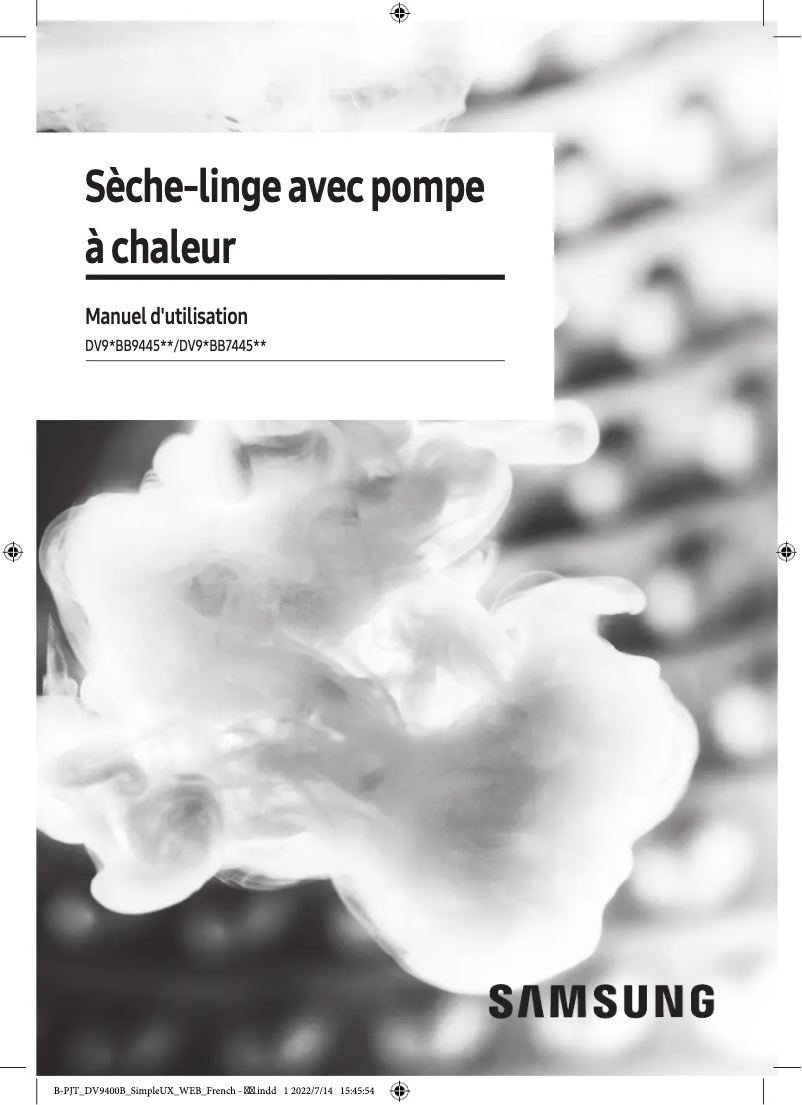 Imagen de la primera página del manual del dispositivo DV9EBB7445GE