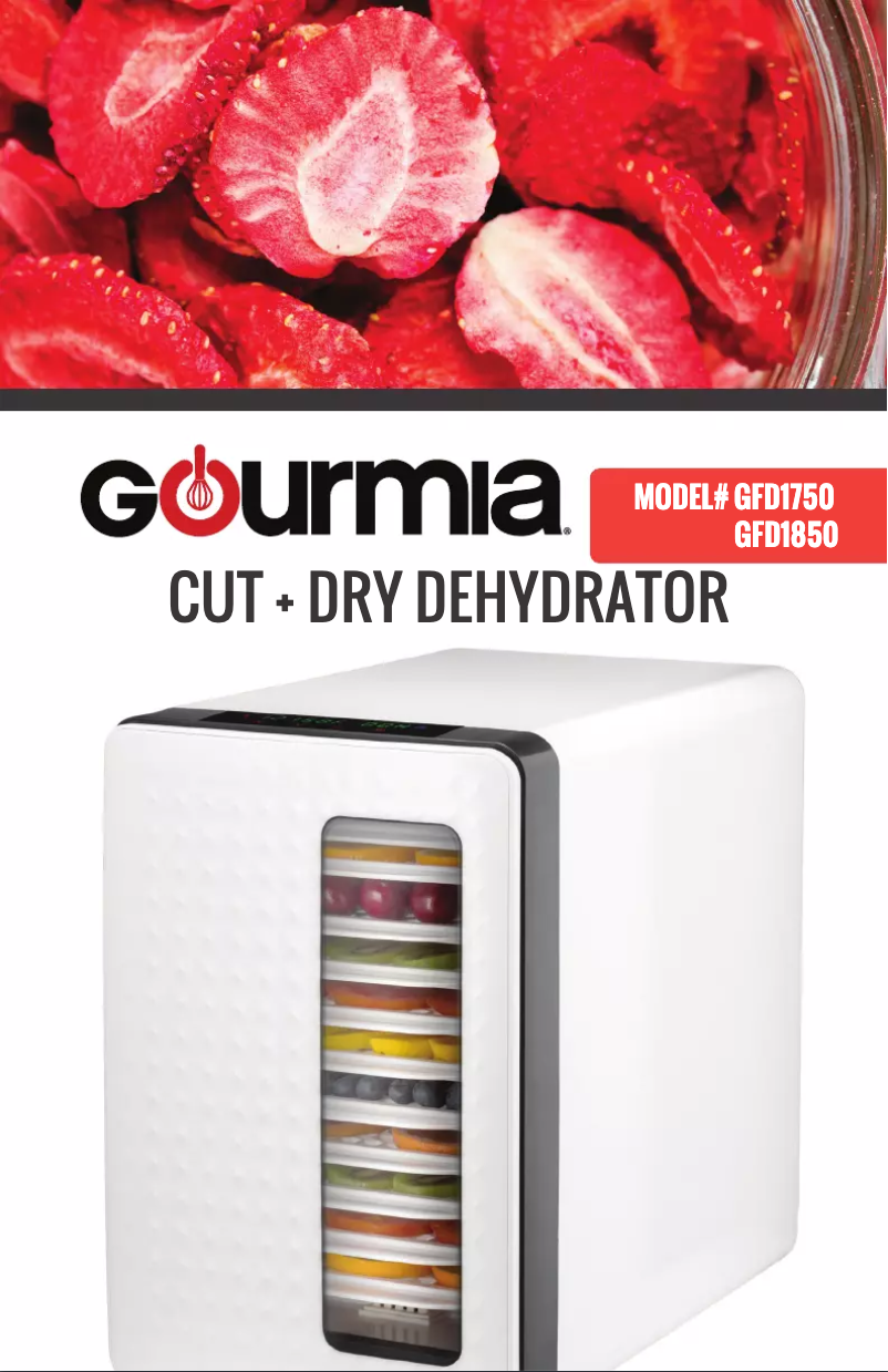 Page 1 de la notice Manuel utilisateur Gourmia GFD1850