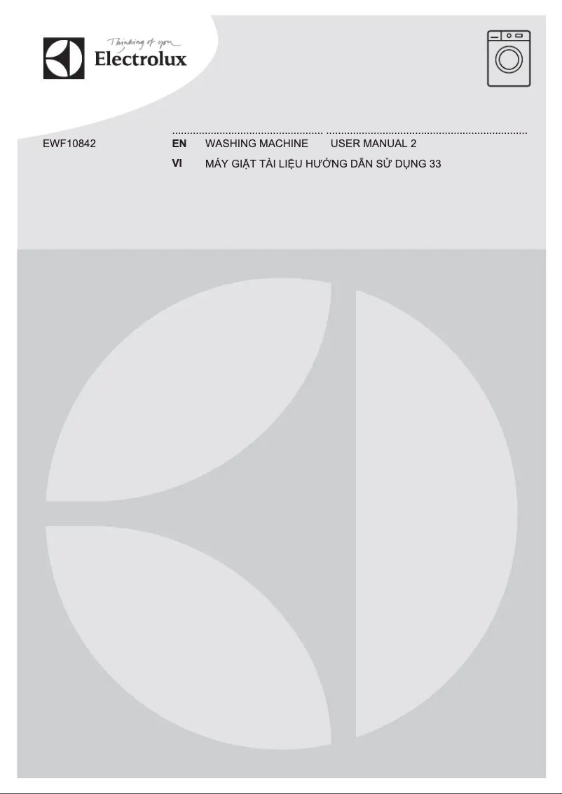 Image de la première page du manuel de l'appareil EWF10842