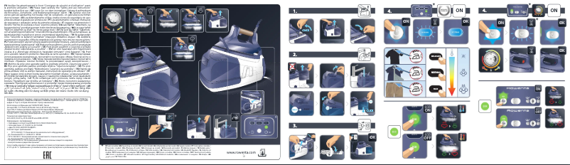 Page 1 de la notice Manuel utilisateur Rowenta Perfect Steam Pro DG8644F0
