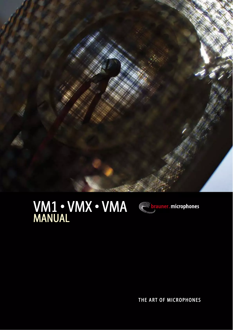 Página 1 del manual Manual de usuario Brauner VMX