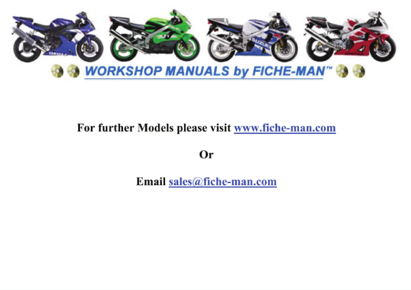 Page n°1 - Manuel utilisateur Triumph Trophy (1997)