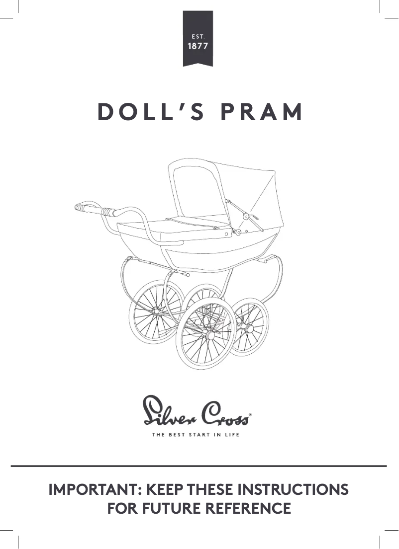 Image de la première page du manuel de l'appareil Dolls Pram