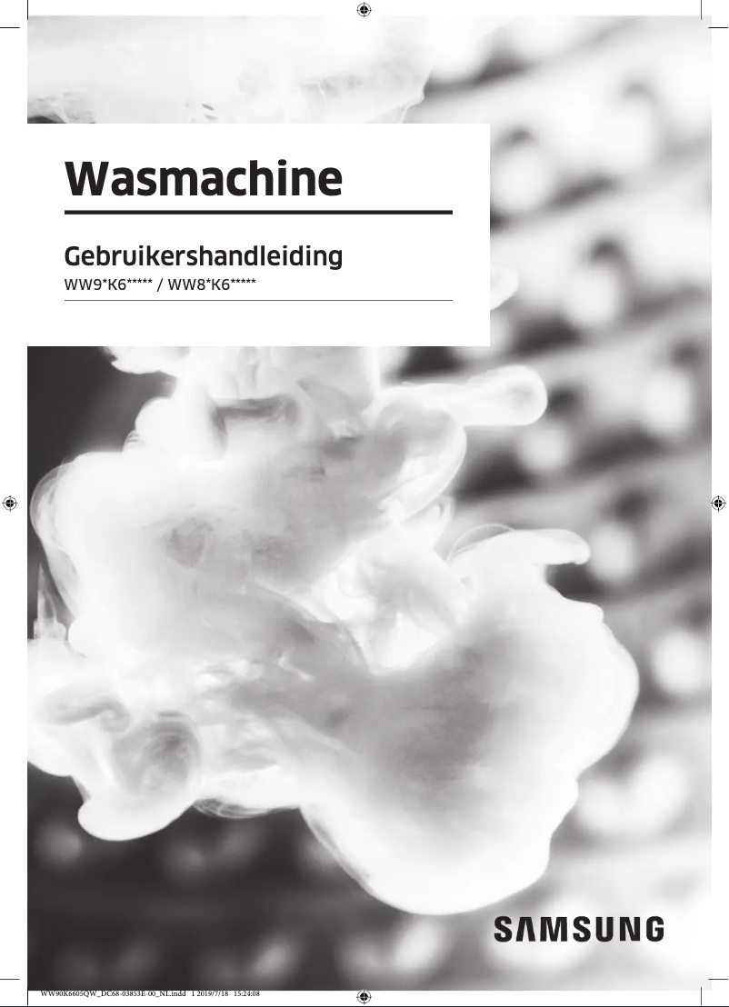 Page 1 de la notice Manuel utilisateur Samsung WW80K6605QW