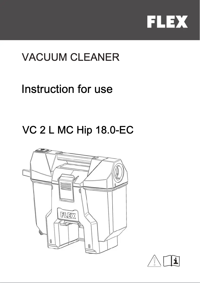 Page n°1 - Manuel utilisateur Flex VC 2 L MC Hip 18.0-EC