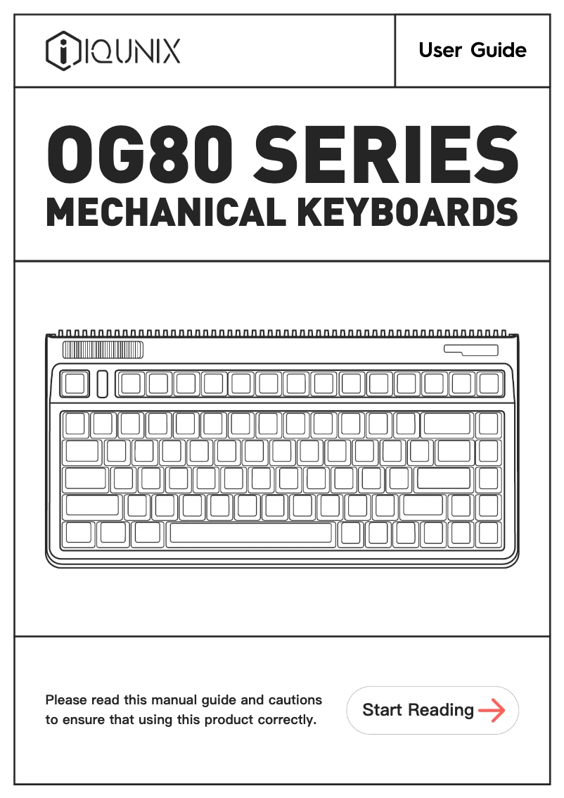 Image de la première page du manuel de l'appareil OG80 Wormhole Wireless