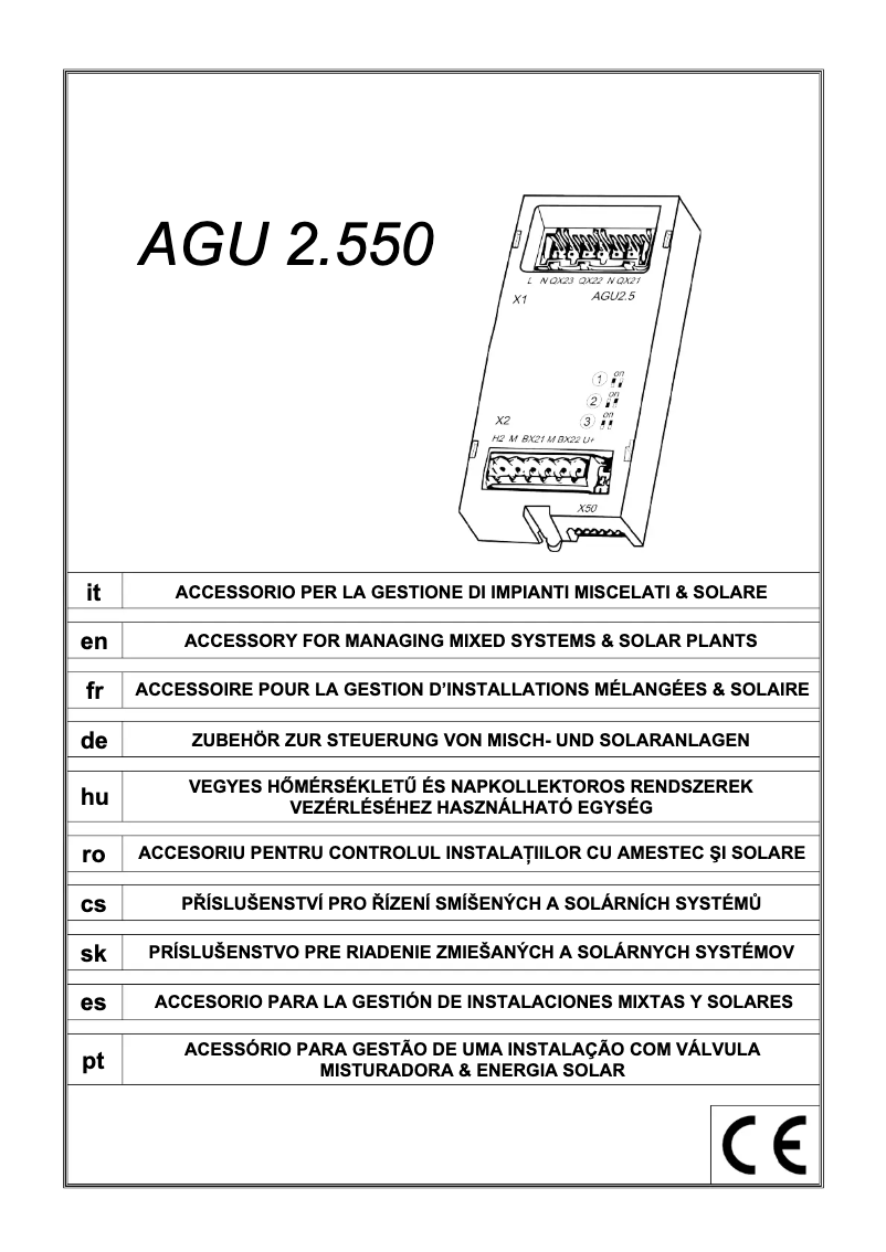 Page n°1 - Manuel utilisateur Baxi 70 F