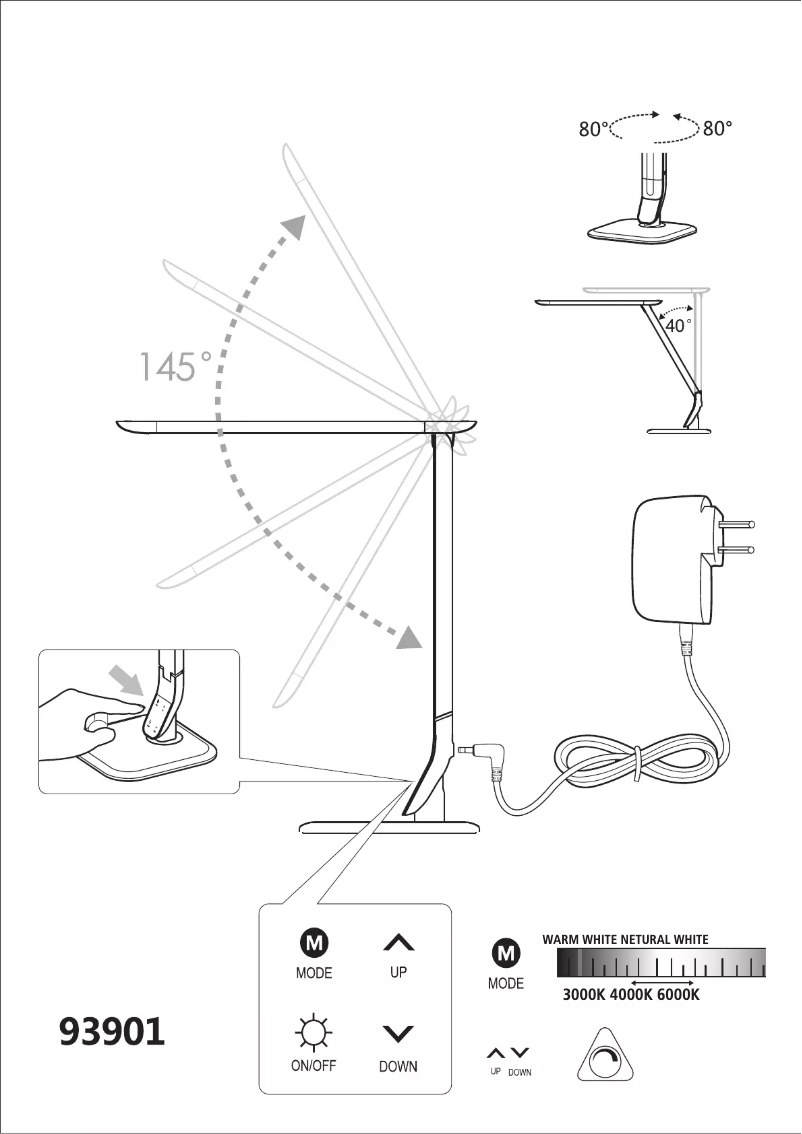 Page n°1 - Manuel utilisateur Eglo Sellano