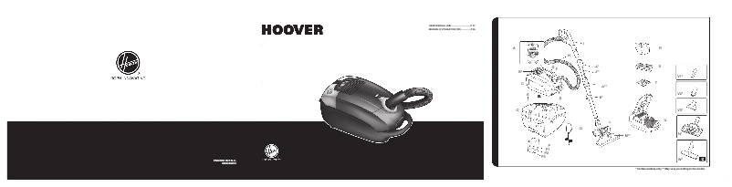 Page n°1 - Manuel utilisateur Hoover AT18LI/1 047