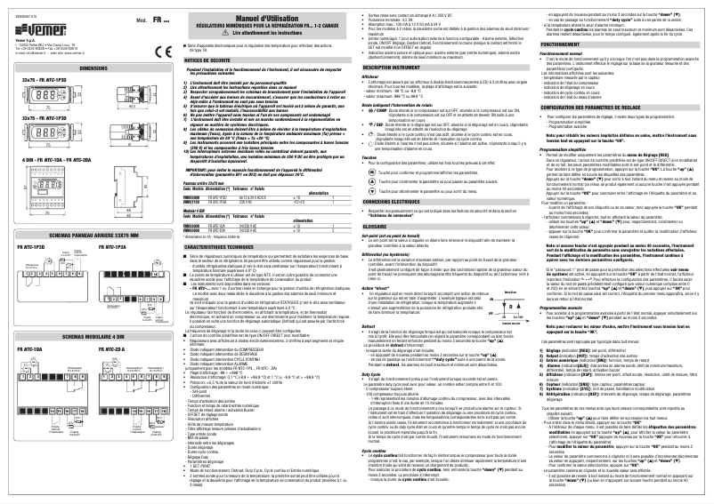 Image de la première page du manuel de l'appareil FR NTC-1P3A