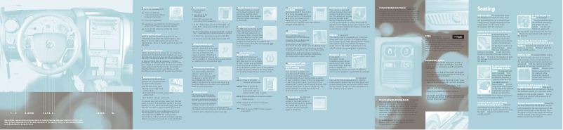 Page 1 de la notice Manuel utilisateur Mercury Mountaineer (2010)
