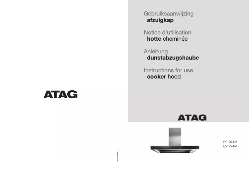 Image de la première page du manuel de l'appareil ES1074M