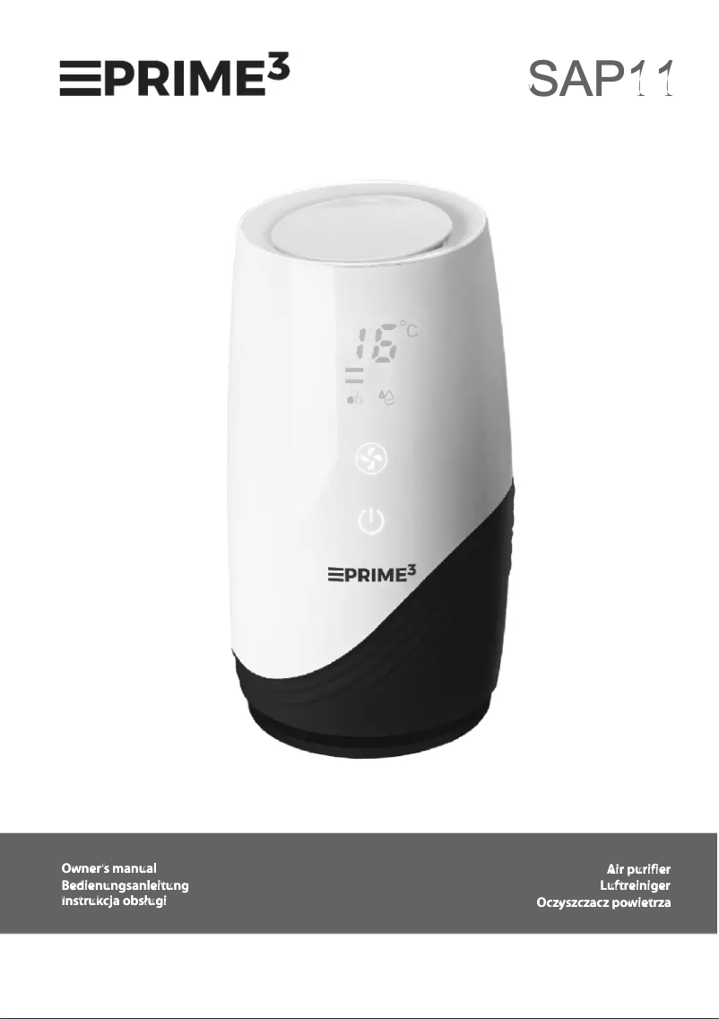 Page 1 de la notice Manuel utilisateur PRIME3 SAP11